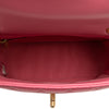 Chanel Mini Square Lambskin Pearl Samba Flap Secondhand