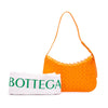 Secondhand Bottega Veneta Brushed Calfskin Intrecciato Cradle Fold Over Shoulder Bag