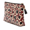 Gucci Leopard Print Leather Bamboo Clutch Secondhand