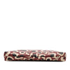 Gucci Leopard Print Leather Bamboo Clutch Secondhand