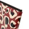 Gucci Leopard Print Leather Bamboo Clutch Secondhand