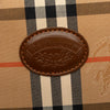 Burberry Haymarket Check Canvas Dome Satchel Secondhand
