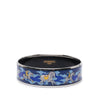 Hermès Wide Enamel Horse Riding Motif Bangle Secondhand