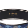 Hermès Wide Enamel Horse Riding Motif Bangle Secondhand