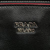 Prada Mini Scamosciato Trimmed Glace Calf Twin Pocket Satchel Secondhand