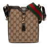 Gucci Mini GG Canvas Web Bucket Bag Secondhand
