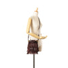 Secondhand Saint Laurent Small Calfskin Emmanuelle Fringe Bucket Bag