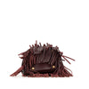 Secondhand Saint Laurent Small Calfskin Emmanuelle Fringe Bucket Bag