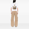 Chloé Small Calfskin and Suede Faye Backpack Secondhand