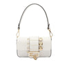 Fendi Versace Vitello Seta Fendace Mini Brooch Baguette Satchel Secondhand