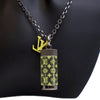 Secondhand Louis Vuitton Palladium Plated Monogram Message In A Bottle Pendant Necklace