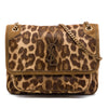 Secondhand Saint Laurent Baby Pony Hair Leopard Print Niki
