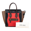 Celine Micro Tricolor Leather Luggage Tote Secondhand