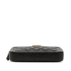 Chanel Quilted Caviar Boy Double Zip Wallet On Chain Secondhand