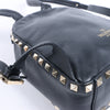 Valentino Garavani Rockstud Leather Backpack in Black Secondhand