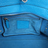 Valentino Garavani Rockstud Leather 2Way Handbag in Blue Secondhand