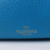 Valentino Garavani Rockstud Leather 2Way Handbag in Blue Secondhand