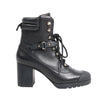 Valentino Garavani Rockstuds Leather Ankle Boots in Black, Size 37 EU Secondhand