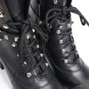 Valentino Garavani Rockstuds Leather Ankle Boots in Black, Size 37 EU Secondhand