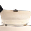 Valentino Rockstud Glam Lock Leather Chain Shoulder Bag in Beige Secondhand