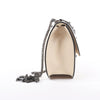 Valentino Rockstud Glam Lock Leather Chain Shoulder Bag in Beige Secondhand