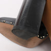 Valentino Garavani Rockstuds Leather Ankle Boots in Black, Size 37.5 EU Secondhand
