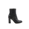 Valentino Garavani Rockstuds Leather Ankle Boots in Black, Size 37.5 EU Secondhand