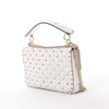 Valentino Rockstud Spike VLTN Chain 2Way Shoulder Bag in White Secondhand