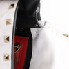 Valentino Rockstud Spike VLTN Chain 2Way Shoulder Bag in White Secondhand