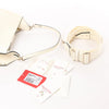 Valentino Garavani Rockstud Leather Shoulder Bag in Ecru Secondhand