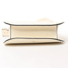 Valentino Garavani Rockstud Leather Shoulder Bag in Ecru Secondhand