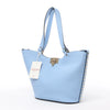 Valentino Garavani Rockstud Leather x Studs Shoulder Bag in Blue Secondhand