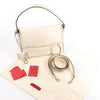 Valentino Garavani Rockstud Leather 2Way Handbag in Beige Secondhand