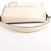 Valentino Garavani Rockstud Leather 2Way Handbag in Beige Secondhand