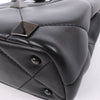 Valentino Garavani Roman Studs Leather 3-way Shoulder Bag in Black Secondhand