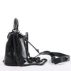 Valentino Garavani Roman Studs Leather 3-way Shoulder Bag in Black Secondhand