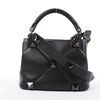 Valentino Garavani Roman Studs Leather 3-way Shoulder Bag in Black Secondhand