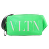 Valentino Garavani VLTN Leather Belt Bag in Green Secondhand