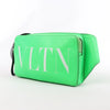 Valentino Garavani VLTN Leather Belt Bag in Green Secondhand