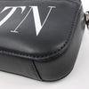 Valentino Garavani VLTN Leather Shoulder Bag in Black Secondhand