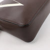 Valentino Garavani VLTN Leather Shoulder Bag in Brown Secondhand