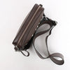 Valentino Garavani VLTN Leather Shoulder Bag in Brown Secondhand