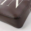 Valentino Garavani VLTN Leather Shoulder Bag in Brown Secondhand