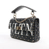 Valentino Garavani VLTN Rockstud Spike Chain Leather 2Way Shoulder Bag in Black Secondhand