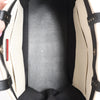Valentino Garavani VLTN Canvas x Leather Shoulder Bag in Beige x Black Secondhand