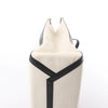 Valentino Garavani VLTN Canvas x Leather Shoulder Bag in Beige x Black Secondhand