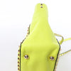 Valentino Garavani Rockstud Leather 2Way Handbag in Yellow Secondhand