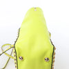 Valentino Garavani Rockstud Leather 2Way Handbag in Yellow Secondhand