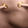 Valentino Garavani Buckets Leather 2Way Shoulder Bag in Powder Pink Secondhand
