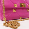 Valentino Garavani Roman Studs Leather 2-way Crossbody Bag in Pink Secondhand